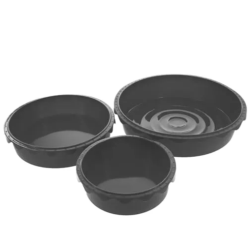 Coolinato 3er Set Silikon Backformen rund 16 cm, 20 cm und 26 cm - Backformset für Kuchen und Desserts: Flexibles, lebensmittelechtes Silikon, antihaftend und temperaturbeständig von -40°C bis +230°C. Ideal für jeden Anlass!