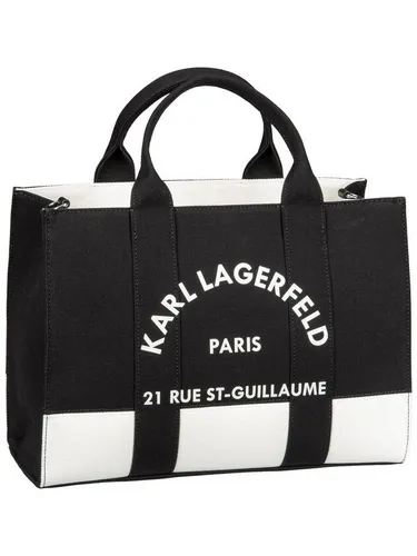 Karl Lagerfeld Handtasche K/RSG Square MD - Stylische Tote Bag aus recycelter Baumwolle, perfekt für entspannte Tage in der City – praktisch, nachhaltig und ein echter Blickfang.