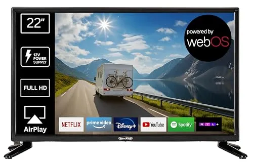 Reflexion LED22iBT LCD-TV 22 Zoll - Basic Smart-TV mit Triple-Tuner für DVB-T2, DVB-C und DVB-S2, ideal für Ihr Zuhause.