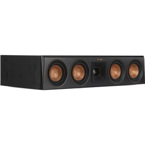 Klipsch RP-404C II Center-Lautsprecher, Ebony - Hochwertiger Klang - Lautsprecher mit Dolby Atmos Unterstützung für beeindruckenden Surround-Sound und klare Dialoge in Ihrem Heimkino.