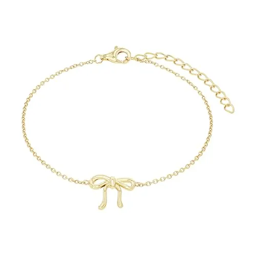 Amor Armband mit Schleifen-Anhänger aus Sterling Silber 925