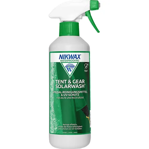 Nikwax Tent & Gear Solar Wash Spray 500ml (Größe ONE SIZE, gruen)