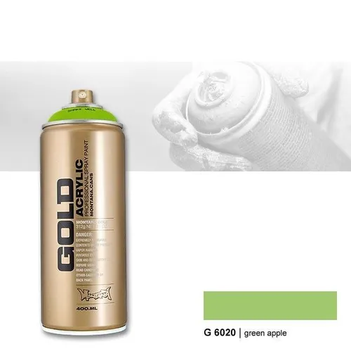  Montana Gold Serie sprühfarbe 6020 green apple, 400 ml Sprühdose 14,88€/L