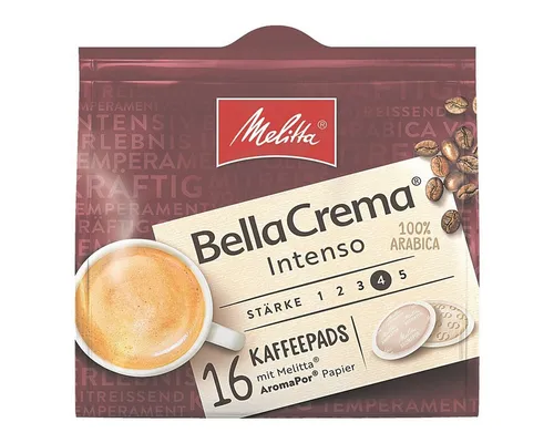 Melitta Kaffee Bella Crema Intenso, 16 Pads
