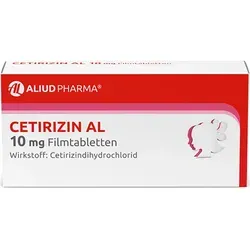 CETIRIZIN AL 10 mg Filmtabletten 7 St