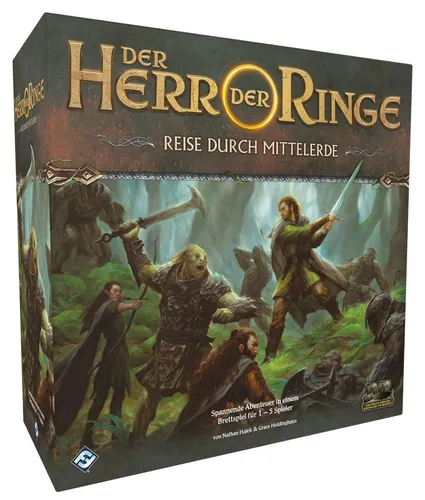 Asmodee The Lord of the Rings: Journeys in Middle-Earth, Brettspiel, 14 Jahr(e), 60 min