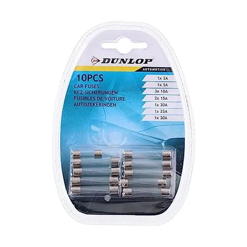 Dunlop 10 Stück Glas Auto Fuese