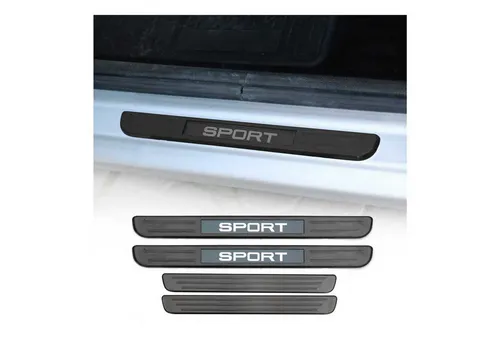 Einstiegsleisten Türschweller für Citroen C3 2002-2009 - Chrom Gebürstet Dunkel 4x - Einstiegsleisten & Türrahmen, schützen den Türschweller und verleihen Ihrem Citroen C3 ein elegantes Aussehen.