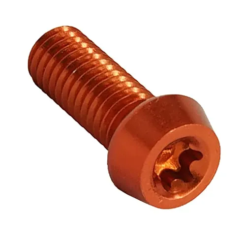 F26 Aluminium M5 Torx T25 Schraube 7075 Din 912 (orange, 16 Millimeter)