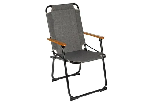 Bo-Camp Campingstuhl Klappstuhl Brixton Camping Stuhl, Angel Klappsessel Alu Faltbar 100 kg