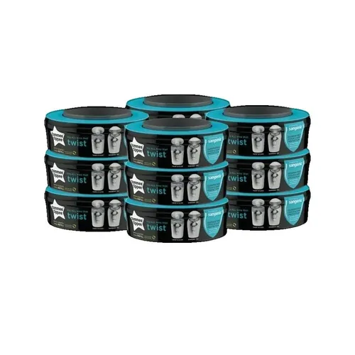 Rotho Recharge Twist & Click Nachfüllpack 12 Stück Antibakteriell