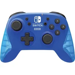 Hori HoriPad Wireless Controller Nintendo Switch Blau - Gaming-Zubehör mit kabellosem Design für ein verzögerungsfreies Spielerlebnis. Ergonomisch, leicht und mit 15 Stunden Akkulaufzeit – ideal für stundenlangen Spielspaß!