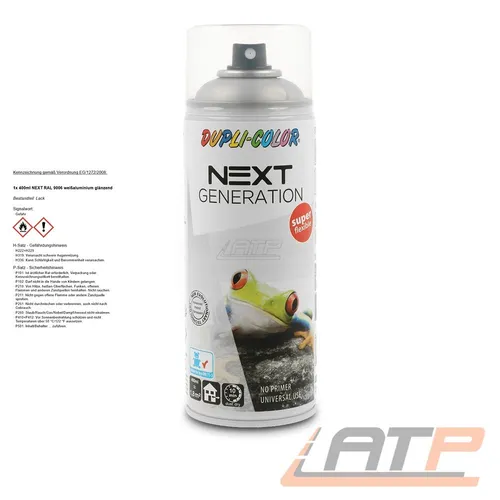 400ml DUPLI COLOR NEXT RAL 9006 WEIßALUMINIUM GLÄNZEND INNOVATIVER SPRÜHLACK