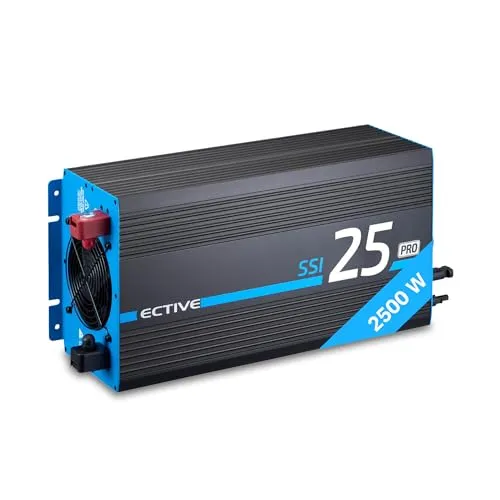 ECTIVE Wechselrichter 12V auf 230V SSI PRO 25-2500W von ECTIVE