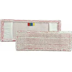 Wischmop Arcora Microfasermop Excellent rot-weiß 50 cm preiswerter Alleskönner unter den Wischbezügen