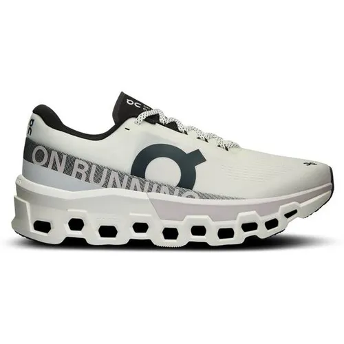 ON Herren Cloudmonster 2 Laufschuh weiß 44.0 - Laufschuhe mit innovativer CloudTec®-Sohle für maximale Dämpfung und Komfort. Ideal für ambitionierte Sportler, die auf jedem Terrain laufen.