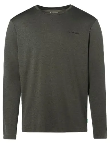 VAUDE Herren T-Shirt Essential LS - Langarmshirt für Herren, pflegeleicht und schnelltrocknend, ideal für sommerliche Aktivitäten. Nachhaltig produziert mit VAUDE Green Shape-Label.