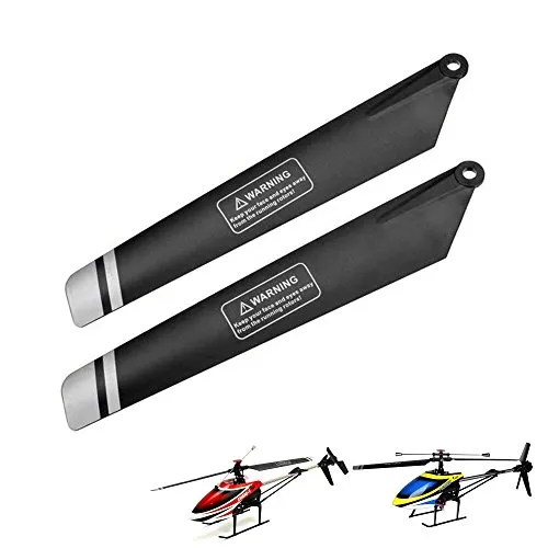 Universal Single Rotoblätter RC-Hubschrauber 22,2 x 3,6 cm für MJX F49 F649, weitere ferngesteuerte RC-Helicopter, Crash-Kit Propeller-Set, Robust, Leicht, Modellbau original Rotorblatt, DIY Projekte