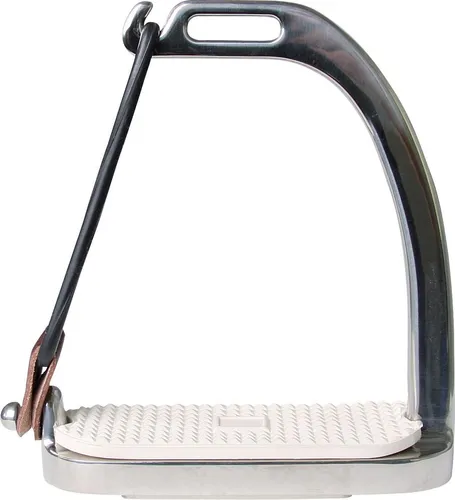 Waldhausen 10 cm Steigbügel Safety - Steigbügel aus Edelstahl, mit Sicherheitsmechanismus für mehr Schutz beim Reiten