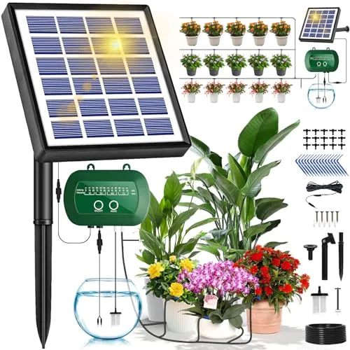 Onherm Solar Bewässerungssystem mit 12 Timer Modi