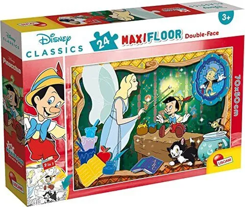 LISCIANI 86672 Puzzle Disney Von 24 Stk. Pinocchio