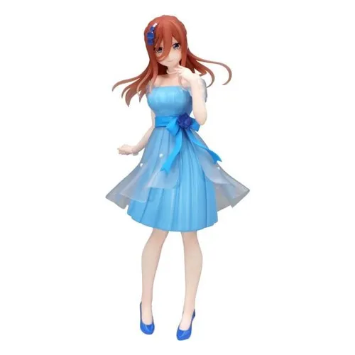 Furyu - The Quintessential Quintuplets Trio-Try-iT Nakano Miku Pastel Dress Ver. 21 cm - Actionfigur Nakano Miku im Pastelkleid, detailreiche PVC Statue, ideal für Sammler und Fans von 'The Quintessential Quintuplets'.