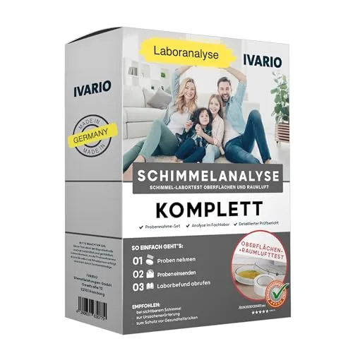 IVARIO Schimmeltest Komplett, Einfache Probenahme