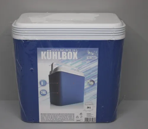 BigDean Kühlbox 24 Liter blau/weiß