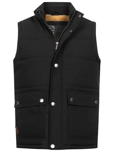 Indicode Steppweste INBellmil - Steppweste für Männer, kombiniert Funktionalität mit klassischem Stil und bietet zuverlässigen Schutz vor Wind bei kühlen Temperaturen.