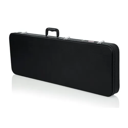 Gator Cases Hartschalen-Holzkoffer für Standard-Elektrogitarren - E-Gitarren-Koffer mit ultra-robuster Sperrholzkonstruktion und feuchtigkeitsbeständiger Beschichtung; idealer Schutz für Fender Stratocaster/Telécaster und mehr.