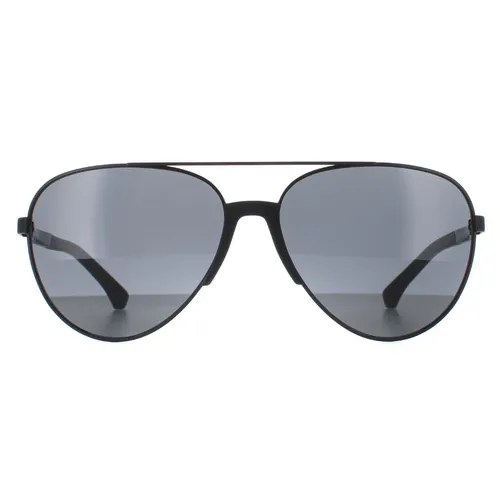 Emporio Armani Sonnenbrille 2059 320387 Matt Schwarz Grau von Emporio Armani