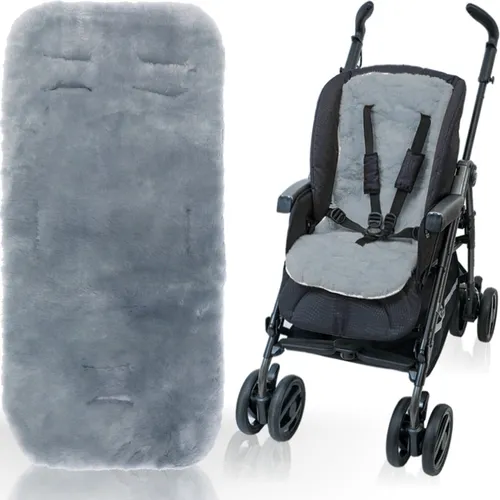 ECHTES MERINO LAMMFELL Auflage Buggy Wagen Autositz Einlage Kind Schaf Fell Baby