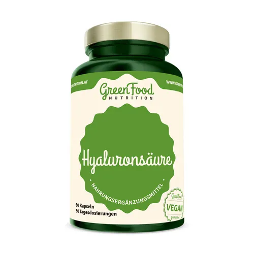 Produktbild GreenFood Nutrition Hyaluronsäure, 60 Kapseln