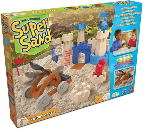 Goliath Toys Spiel Super Sand Sandburg - Magischer Kinetischer Sand für Kinder