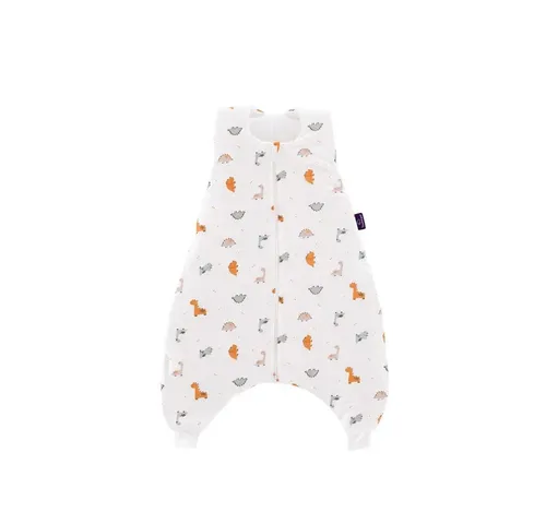 Träumeland Ganzjahres Baby Kinder Schlafanzug TO GO Dinolino Größe 104 - Nachtwäsche für Unisex Baby & Kleinkind, kuscheliger Schlafanzug mit tierischem Design für optimalen Schlafkomfort das ganze Jahr über.