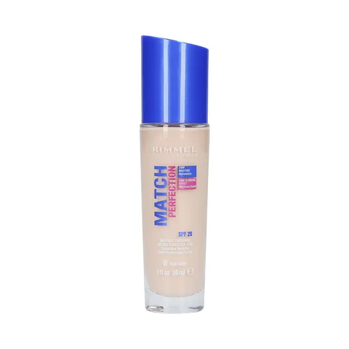 RIMMEL MATCH PERFECTION Opaque Foundation SPF20 081 Fair Ivory 30ml