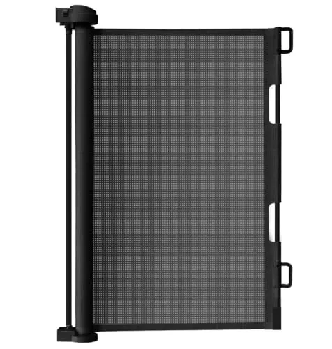 Ausziehbares Schutzgitter für Treppen und Türrahmen - Kindersicherungen - Sicherer Schutz für Kinder und Haustiere, flexibel einsetzbar in gefährlichen Bereichen, einfach zu montieren und ausziehbar.