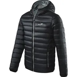 BLACK CREVICE Herren Isolationsjacke - Leichte Steppjacke in Daunenoptik - Steppjacke für Herren, ideal für Outdoor-Aktivitäten, mit hochwertiger Kunstfaser-Isolation, atmungsaktiv und wasserabweisend, kleines Packmaß für einfachen Transport.