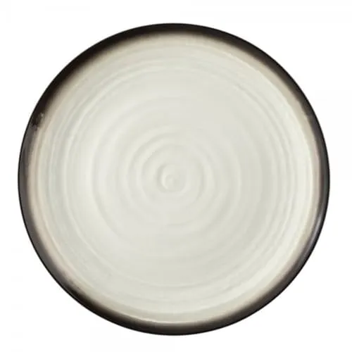 Seltmann Weiden Terra Frühstücksteller, 22 cm, Dessertteller mit spiralförmigem Relief, Spülmaschinen- und mikrowellenfest, Porzellan, Corso