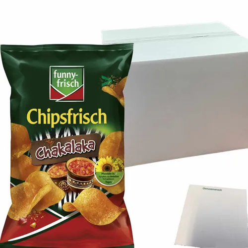 funny-frisch Chipsfrisch Chakalaka 10er Pack 10x150g Packung usy Block