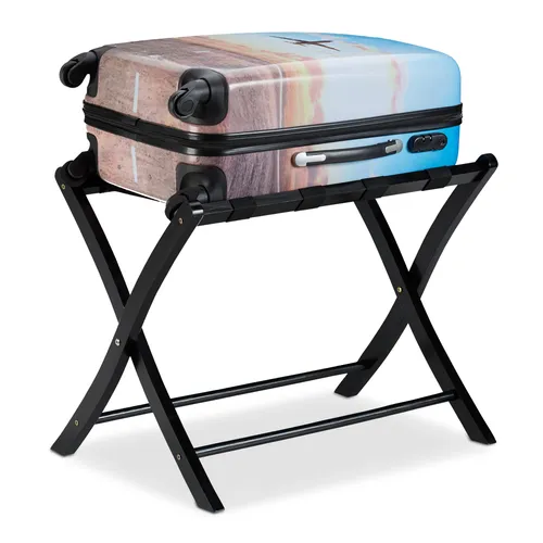 Klappbarer Kofferständer von Relaxdays