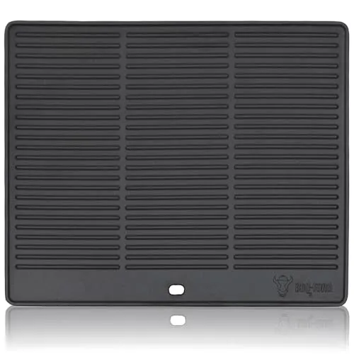 BBQ-Toro Gusseisen Grillplatte 48,5 x 32 cm - Grillplatten für Holzkohle und Gas, beidseitig verwendbar mit Rippenstruktur und glatter Seite für vielseitigen Grillgenuss – ideal für jedes Grillgut!