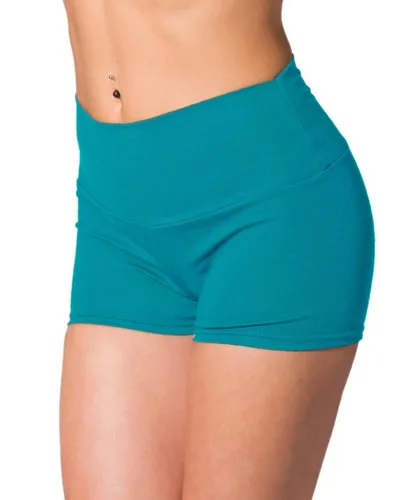 Alkato Yogashorts Alkato Damen Shorts mit Hohem Bund Hotpants Radlerhose Long Shorts