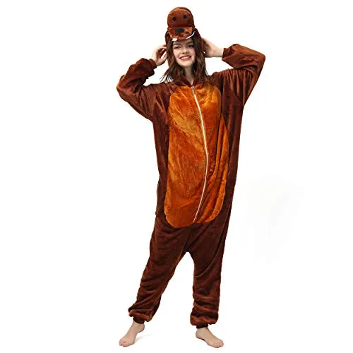 Katara 1744 (30+ Designs) Walroß-Kostüm Robbe, Unisex Onesie/Pyjama-Qualität für Erwachsene & Teenager