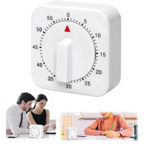 Eieruhr,Küchentimer,Eieruhr Mechanisch,Kurzzeitwecker Küche,60 Minuten Küchentimer,Mechanischer Küche Timer,für Backen,Waschen,Kochen,Lernen,Fitness,Spielen Zeitmanagement Werkzeug