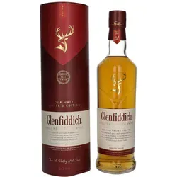 Glenfiddich Malt Master's Edition - Sherry Cask Finish - Whisky mit einzigartiger Reifung in Sherryfässern, ideal für Genießer von komplexen Aromen und neuem Glenfiddich Design.