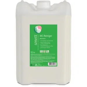 Sonett WC-Reiniger Minze-Myrthe 10L - WC-Reiniger mit ätherischen Ölen, entfernt gründlich Schmutz, Urinstein und Kalkablagerungen, 100% biologisch abbaubar und umweltfreundlich.