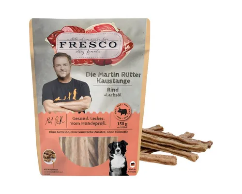 Fresco Dog Martin Rütter Kaustange mit Rind und Lachsöl 150 g, für: Hund
