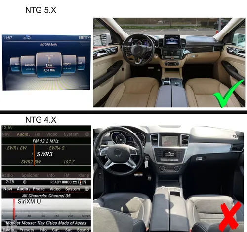 Mercedes Benz GLS GLE NTG 5x 8.4