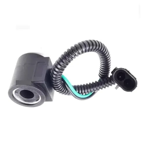 60/70N9 Pilot-Magnetventil, Spule, Bagger, Magnetventil, Spule, DC 12 V, DC 24 V, Innendurchmesser 13 mm, Höhe 37,5 mm (DC12)